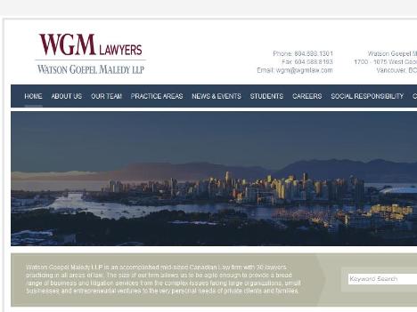 Watson Goepel Maledy LLP